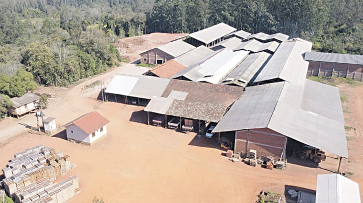 Foto aérea da Empresa